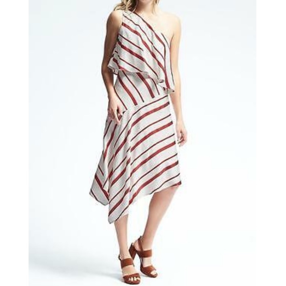 NWT Banana Republic Candy Striped Dress